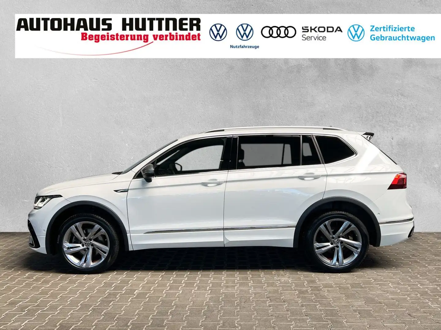 Volkswagen Tiguan Allspace R-Line 2.0 TDI 4Motion DSG AHK IQ. Weiß - 2
