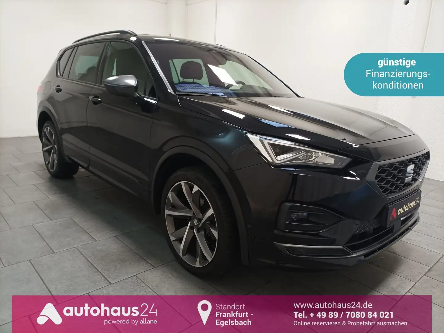 SEAT Tarraco 2.0 TDI FR 7Sitzer|AHK|Navi|Beats Schwarz - 1