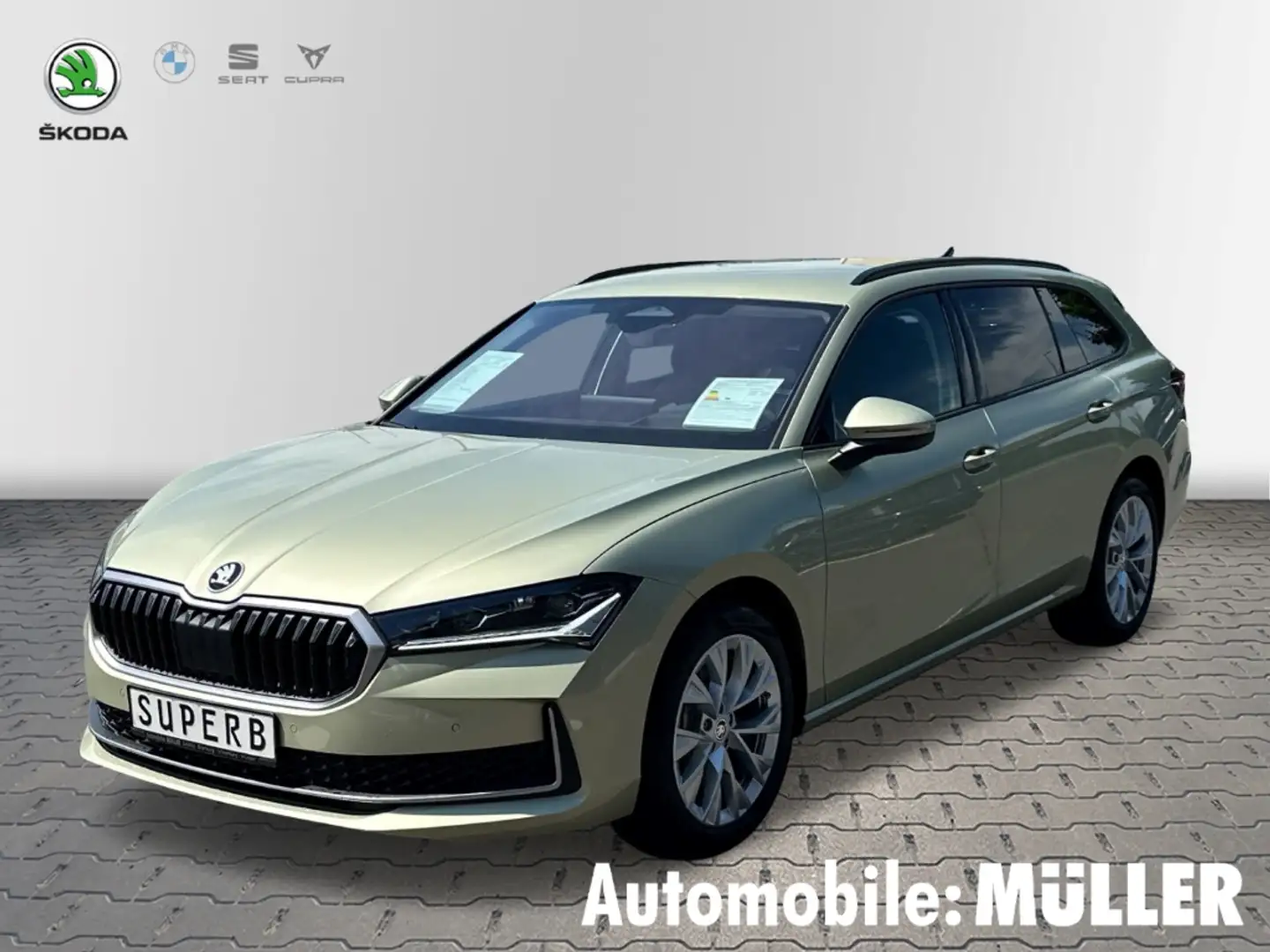 Skoda Superb Combi 2.0 TDI 142 kW 4x4 DSG EU6e Selection Allrad Beige - 1