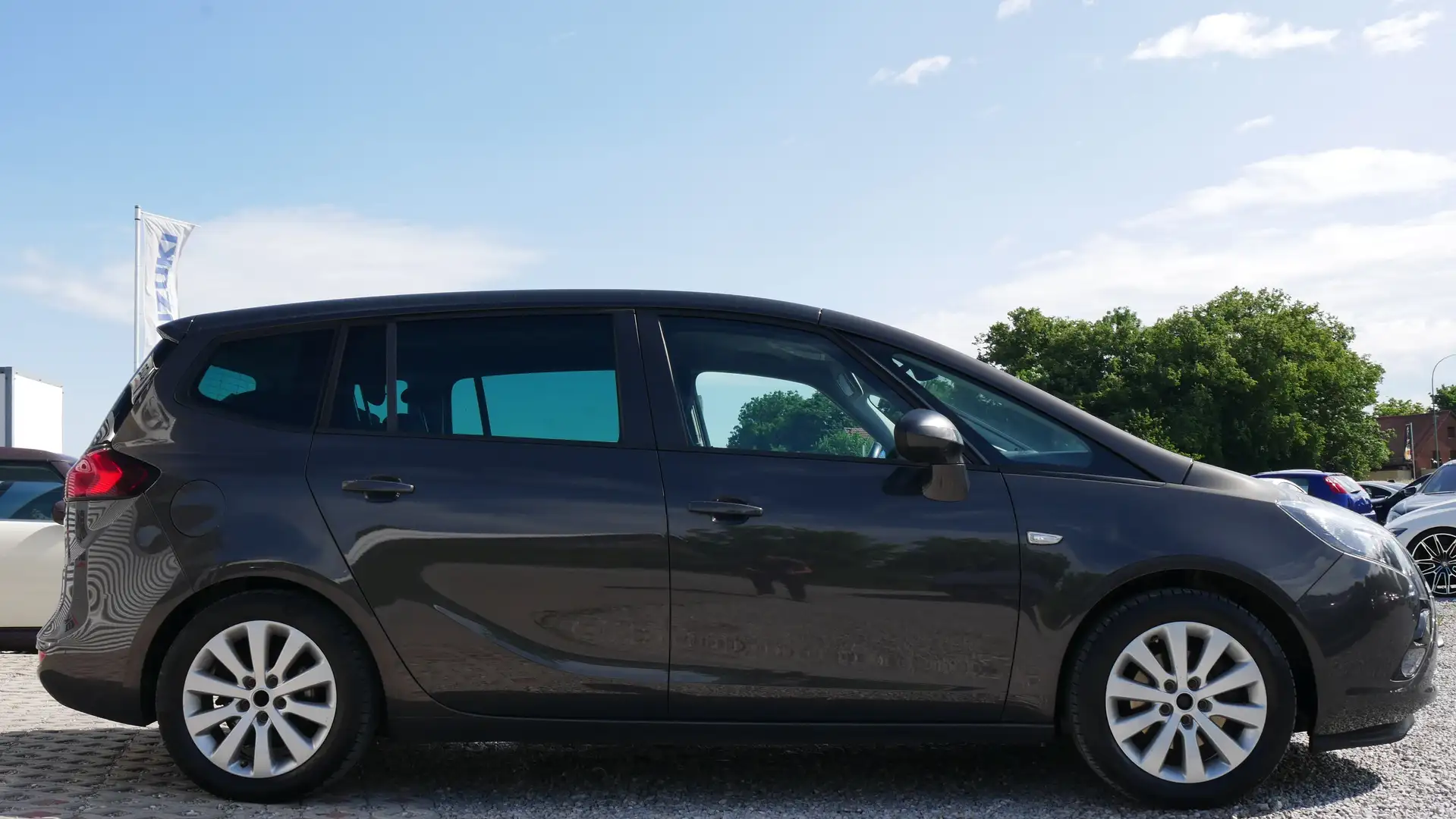 Opel Zafira Tourer TÜV Neu Scheckheft 7. Sitzer Einparkhilfe Navi Gris - 2