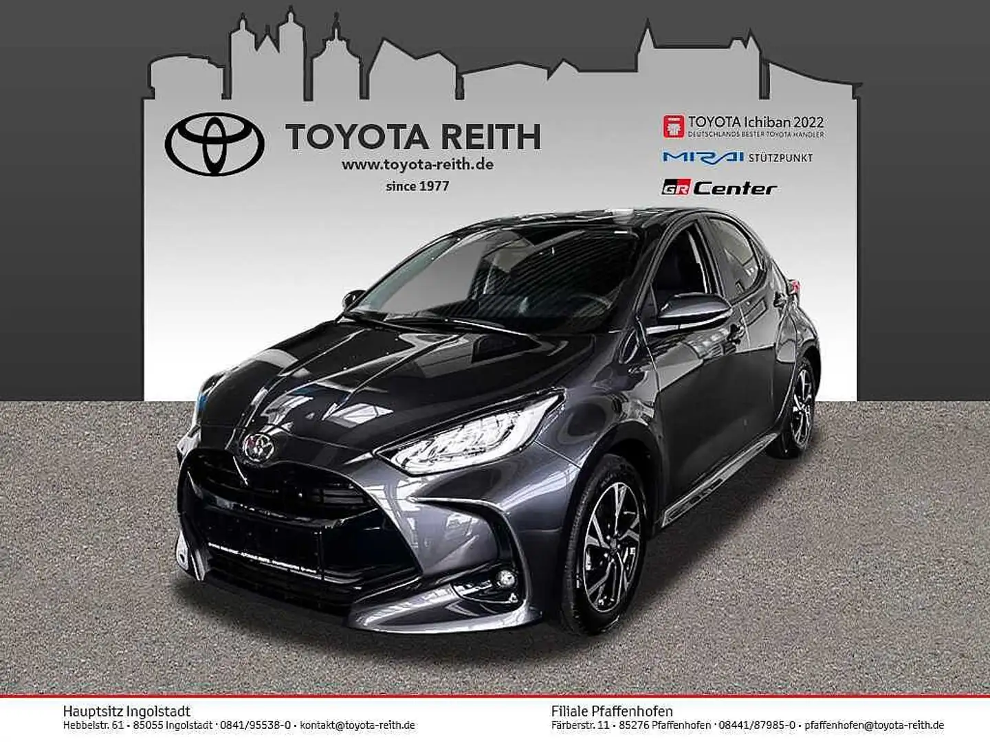 Toyota Yaris Hybrid 1.5 VVT-i Teamplayer / plus Comfort-Paket Grigio - 1