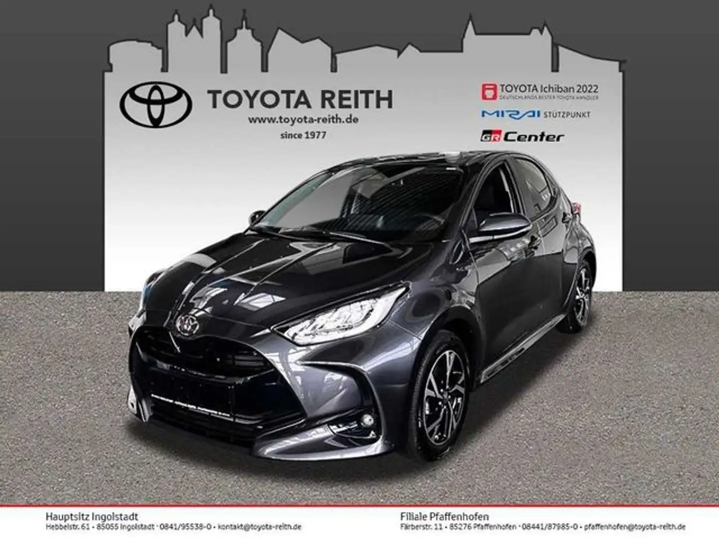 Toyota Yaris Hybrid 1.5 VVT-i Teamplayer plus Comfort Grau - 1