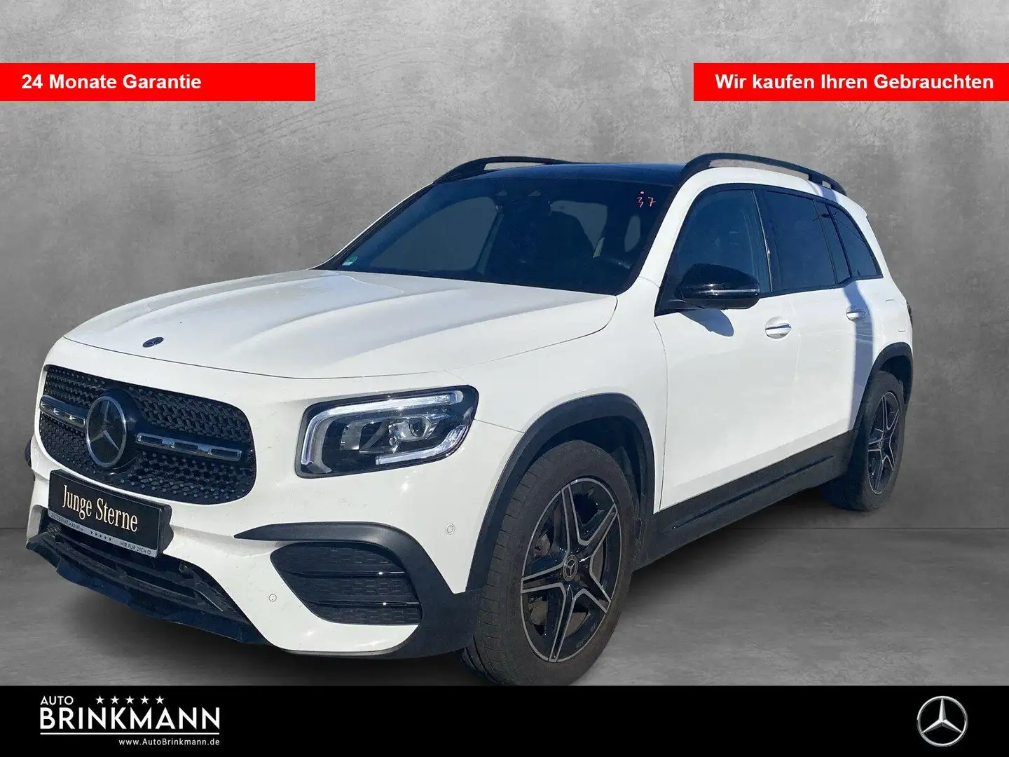Mercedes-Benz GLB 250 GLB250 4M AMG-LINE/PANO/LED/MEMORY/360°KAM/NIGHT Weiß - 1