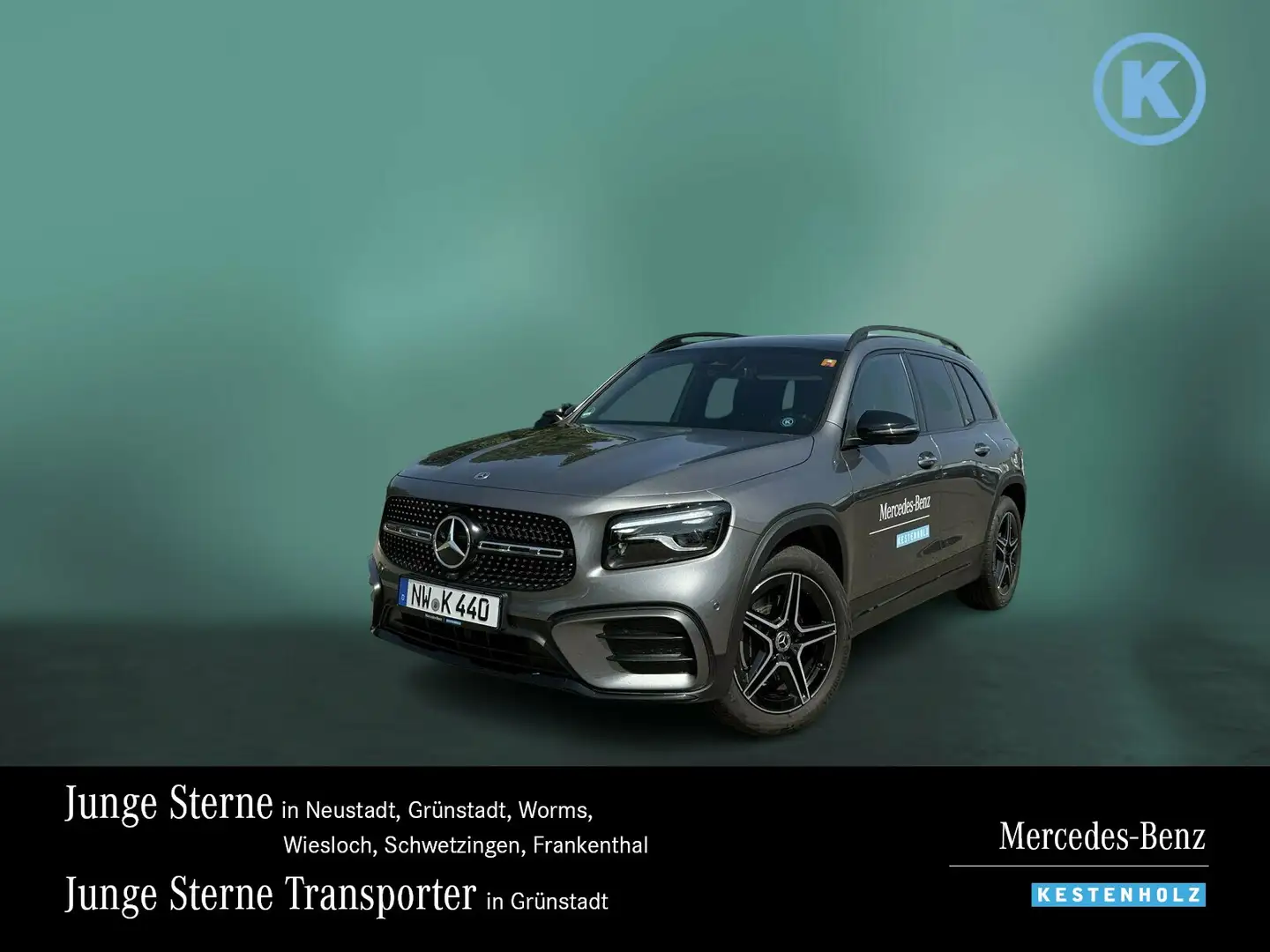 Mercedes-Benz GLB 200 GLB 200 d 4M AMG+NIGHT+AHK+PANO+KEYL+360°+MLED Grau - 1