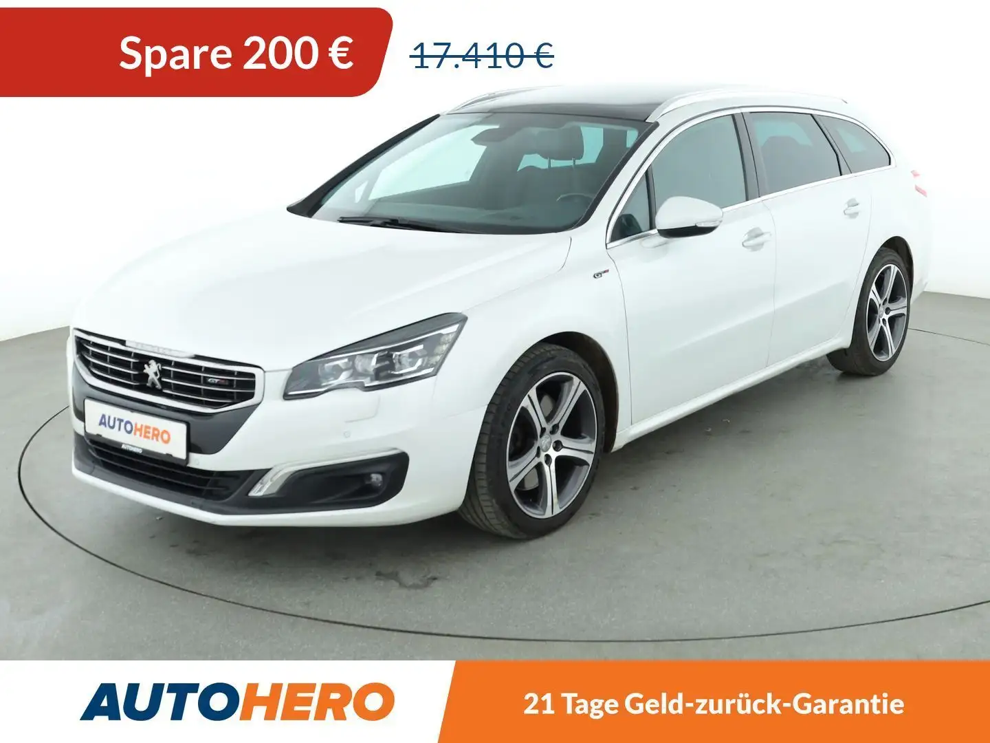 Peugeot 508 2.0 Blue-HDi GT Aut*NAVI*LED*TEMPO*CAM*PDC*SHZ* Weiß - 1