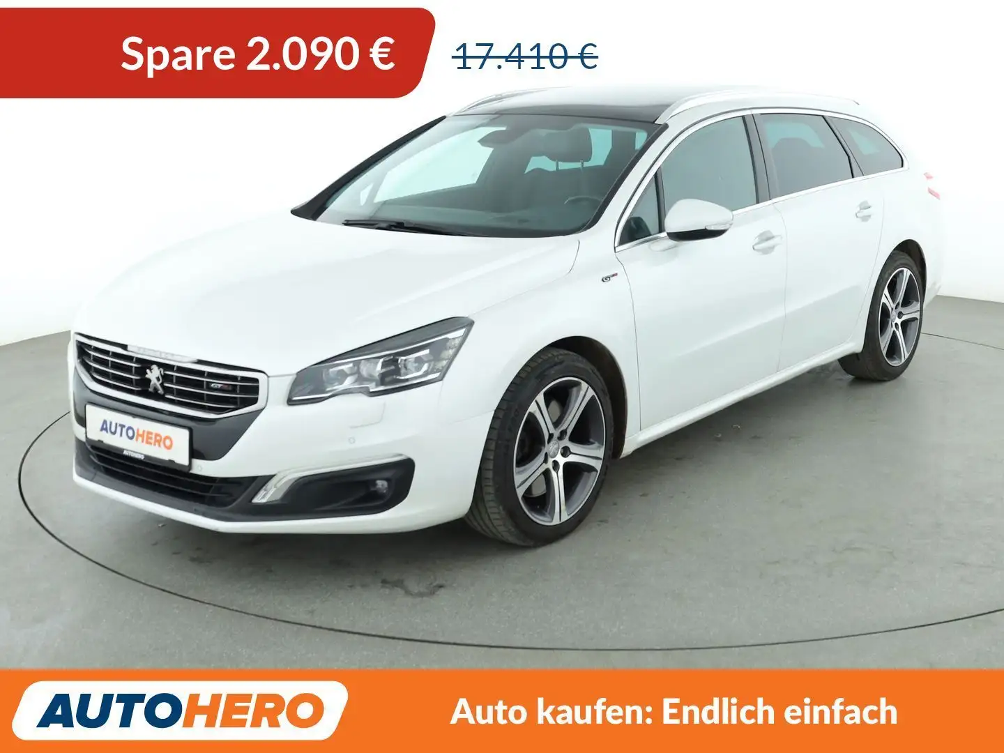 Peugeot 508 2.0 Blue-HDi GT Aut*NAVI*LED*TEMPO*CAM*PDC*SHZ* Weiß - 1