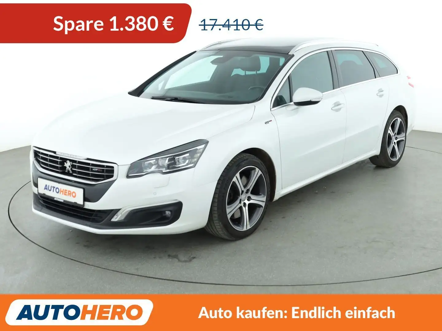 Peugeot 508 2.0 Blue-HDi GT Aut*NAVI*LED*TEMPO*CAM*PDC*SHZ* Weiß - 1
