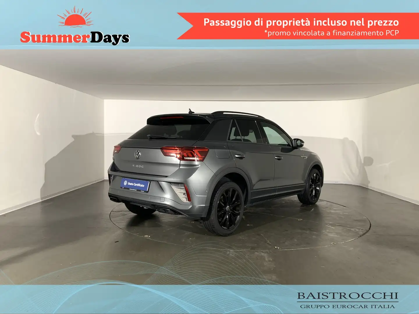 Volkswagen T-Roc 2.0 tdi r-line 115cv Gris - 2