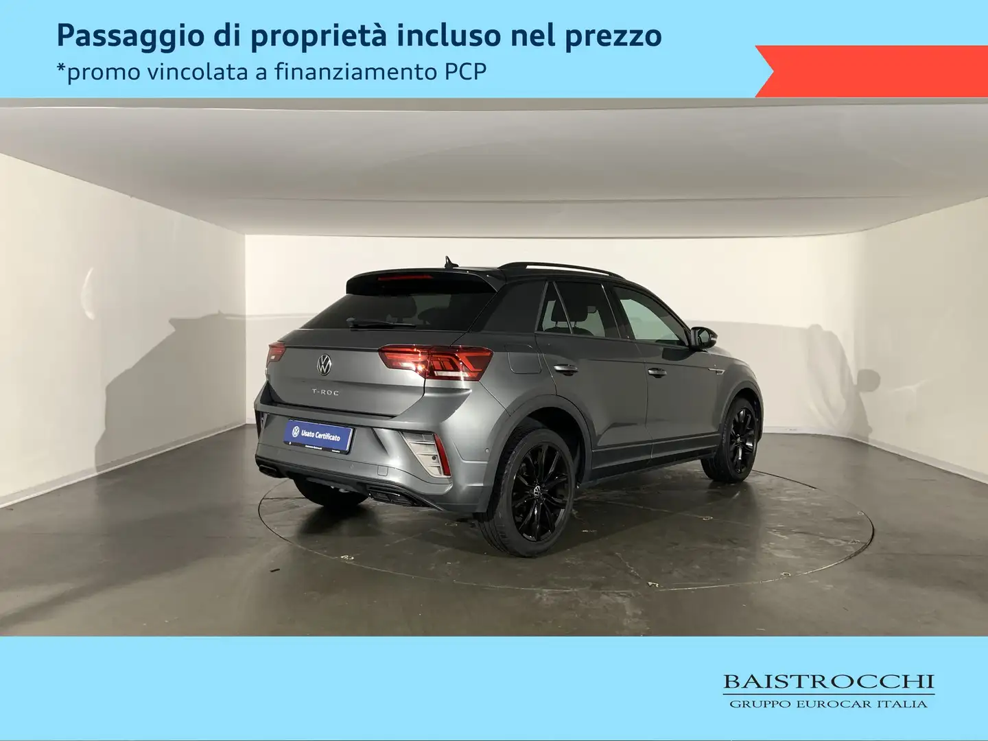 Volkswagen T-Roc 2.0 tdi r-line 115cv Grijs - 2