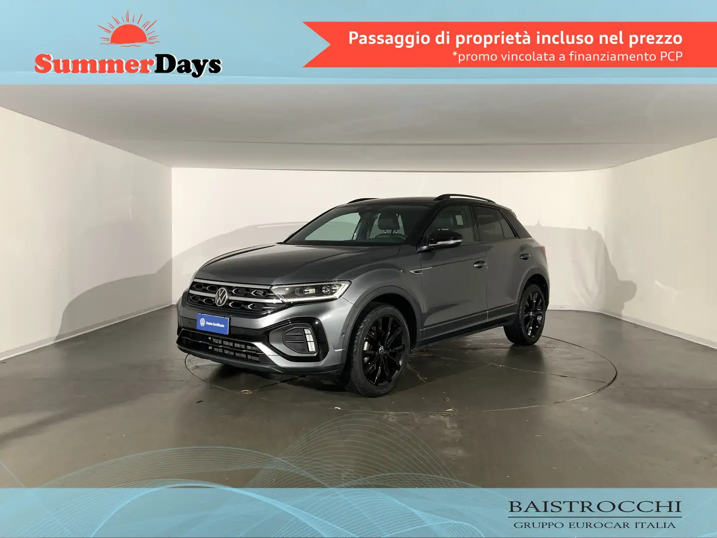 Volkswagen T-Roc 2.0 tdi r-line 115cv Gris - 1