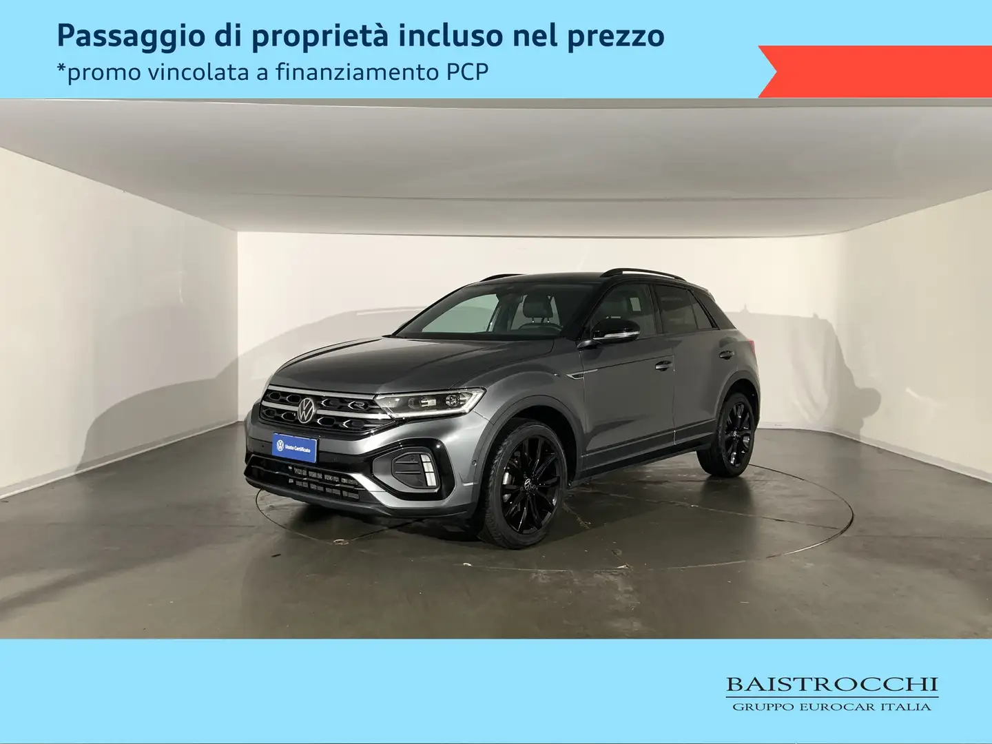 Volkswagen T-Roc 2.0 tdi r-line 115cv Grijs - 1