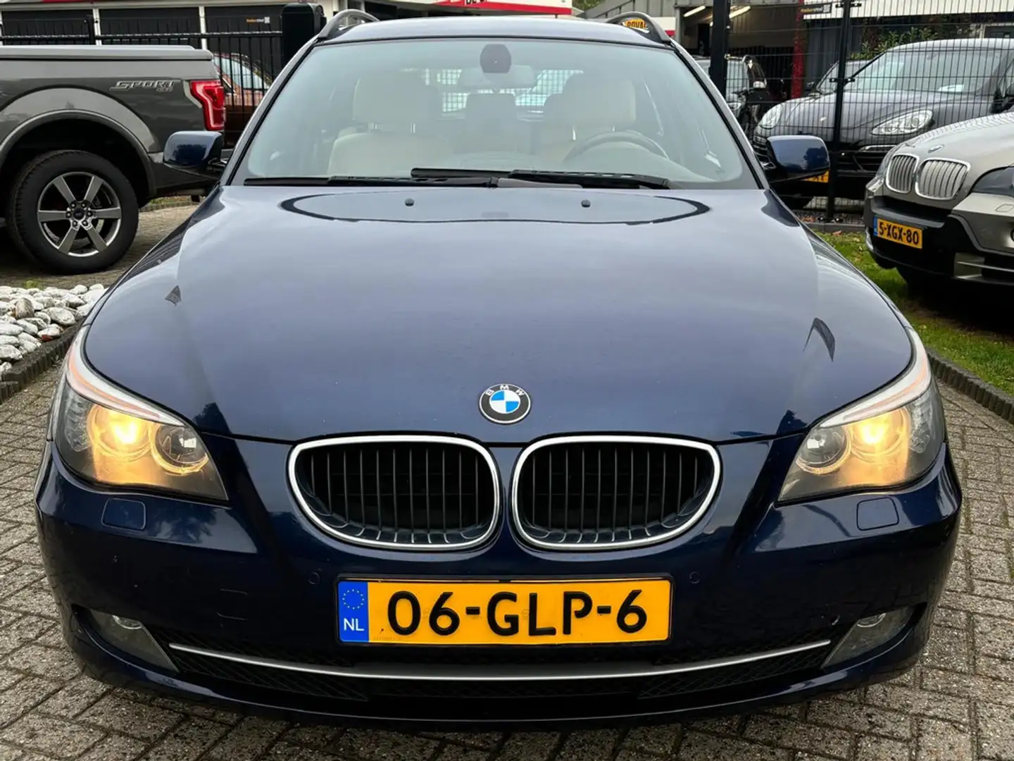 BMW 520 5 Serie Touring 520I Touring Trekhaak 2008 Youngti Blauw - 2