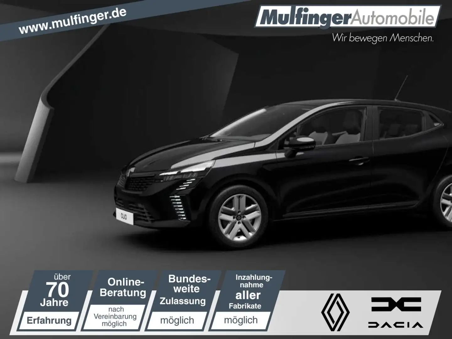 Renault Clio Evolution E-Tech Full Hybrid 145 SHZ NAVI LED Schwarz - 1