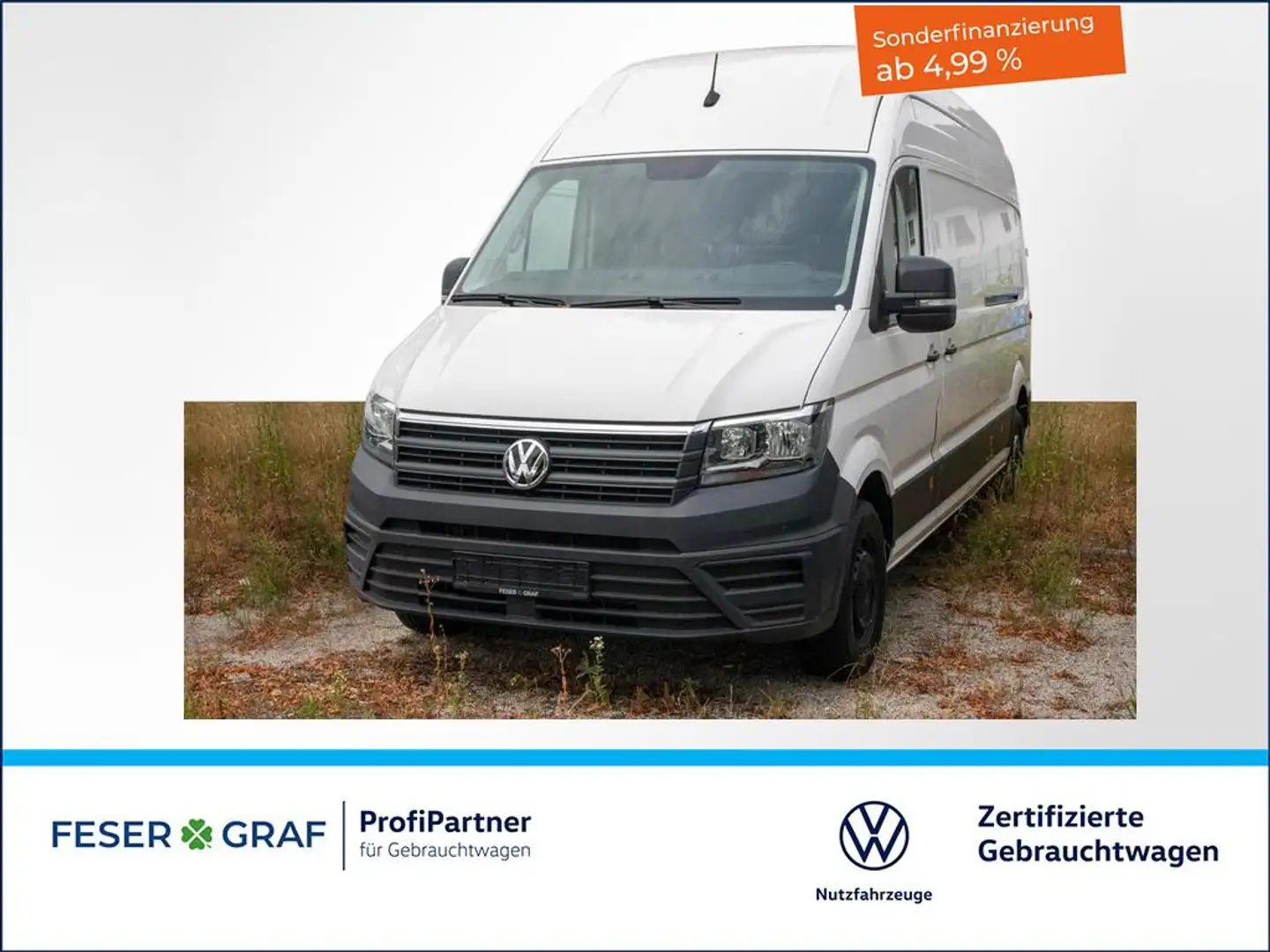 Volkswagen Crafter 2.0 TDI Kasten LR Superhochdach Weiß - 1