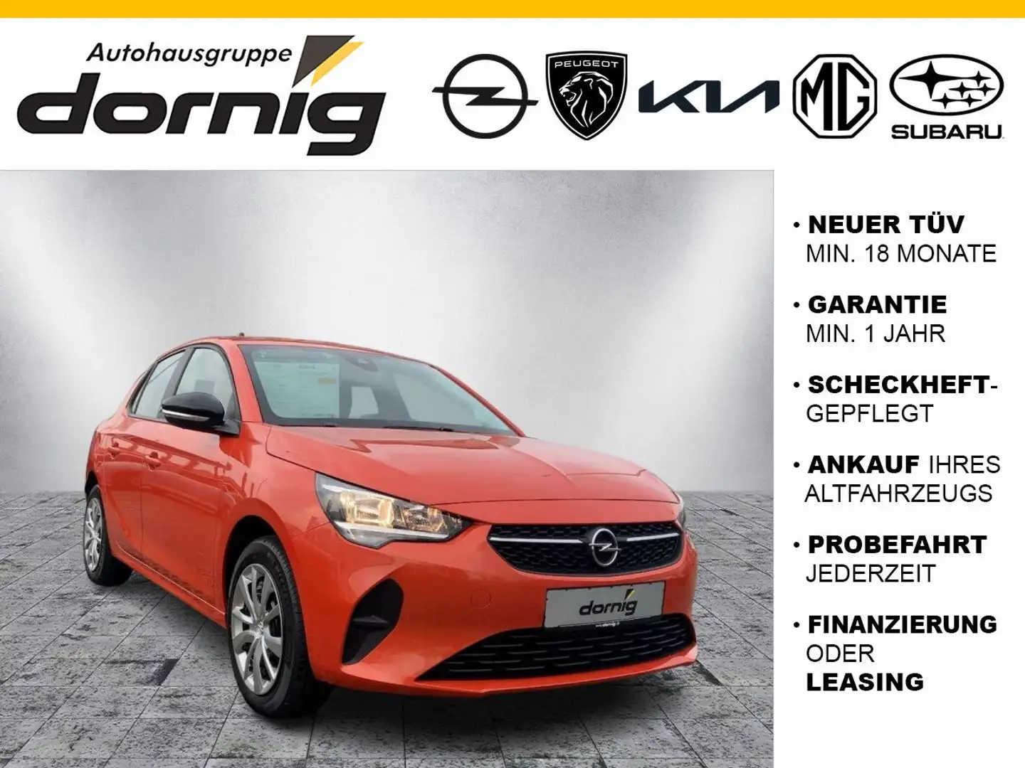 Opel Corsa F Edition Winterp. Kamera *NP* Oranje - 1