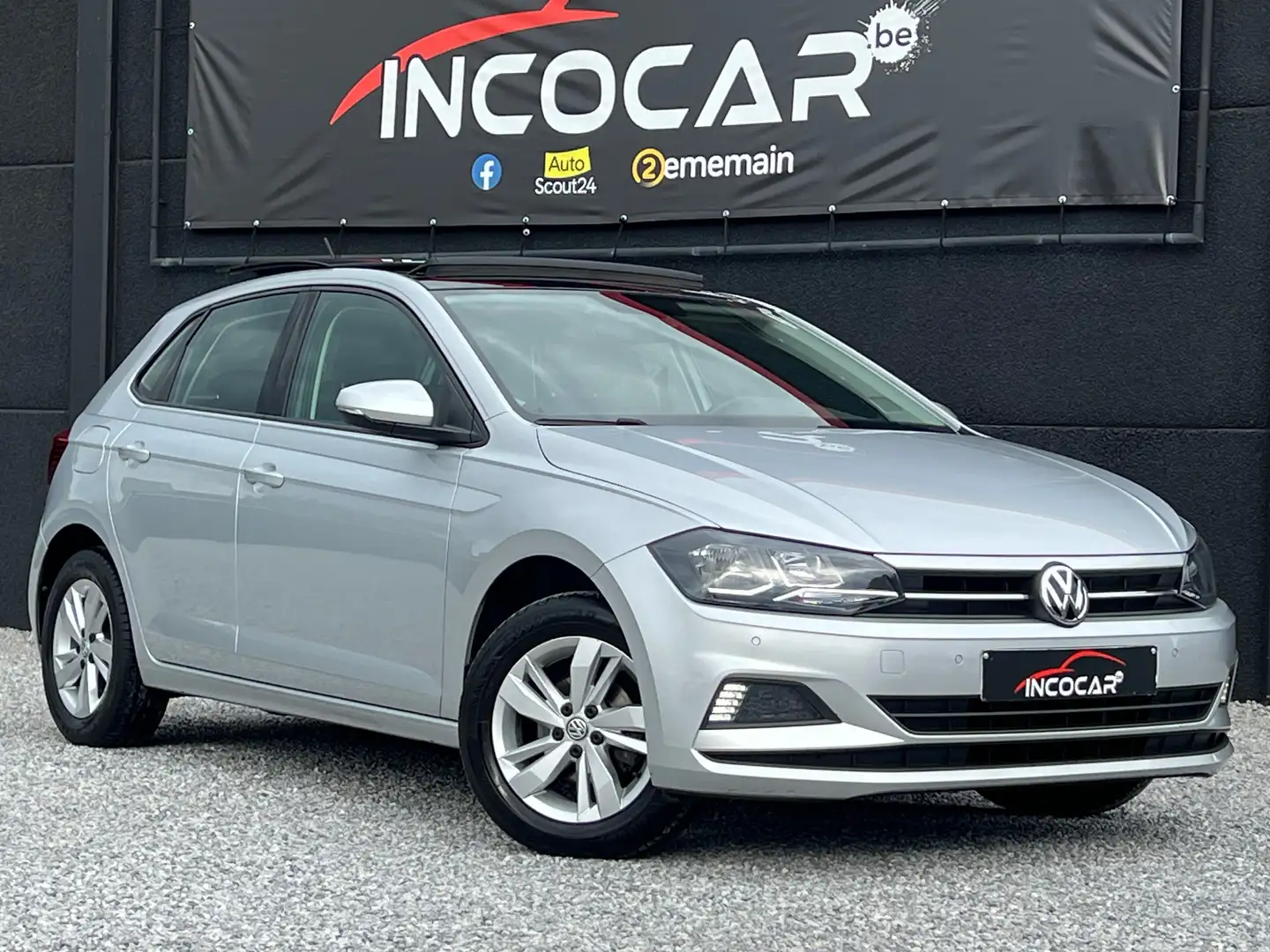 Volkswagen Polo 1.0i Comfortline // Toit ouvrant * GARANTIE 1 AN * Gris - 1