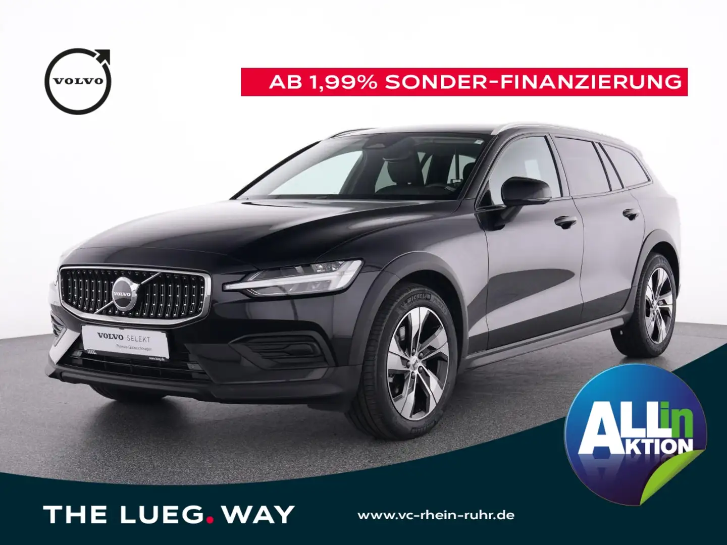 Volvo V60 Cross Country Plus B4 AWD +H&K+DAW+FAP+ Schwarz - 1