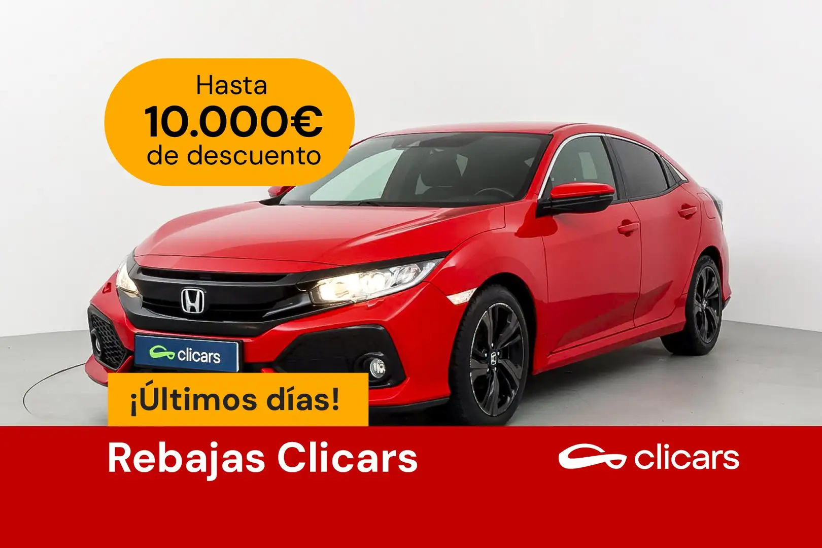 Honda Civic 1.0 VTEC Turbo Comfort Rojo - 1