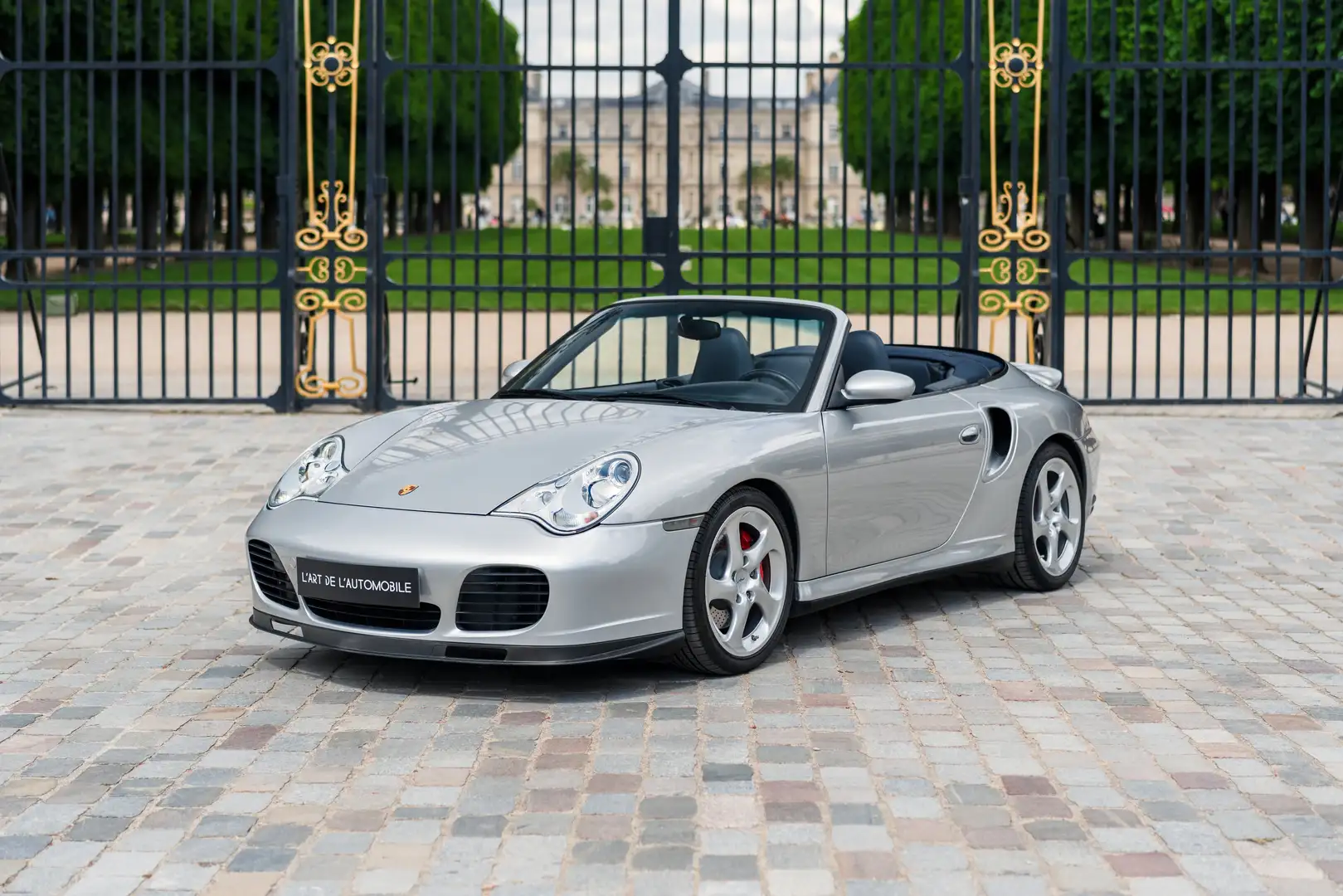 Porsche 996 Turbo Cabriolet Tiptronic - 43 900 kms, hard-top Argent - 1