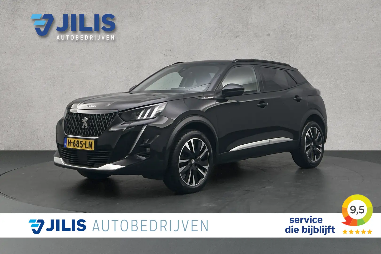 Peugeot 2008 1.2 PureTech GT-Line | Half leder | LED | Camera | Zwart - 1