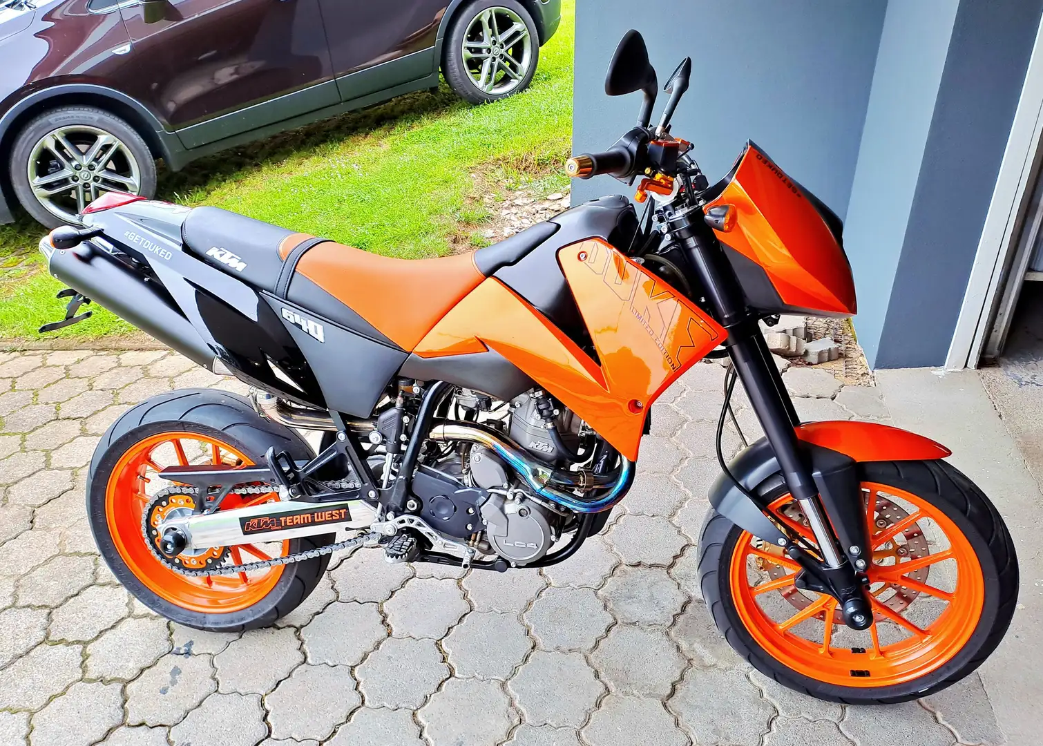 KTM 640 Duke II 2 LC4 Limited Edition TOP ZUSTAND Oranje - 1