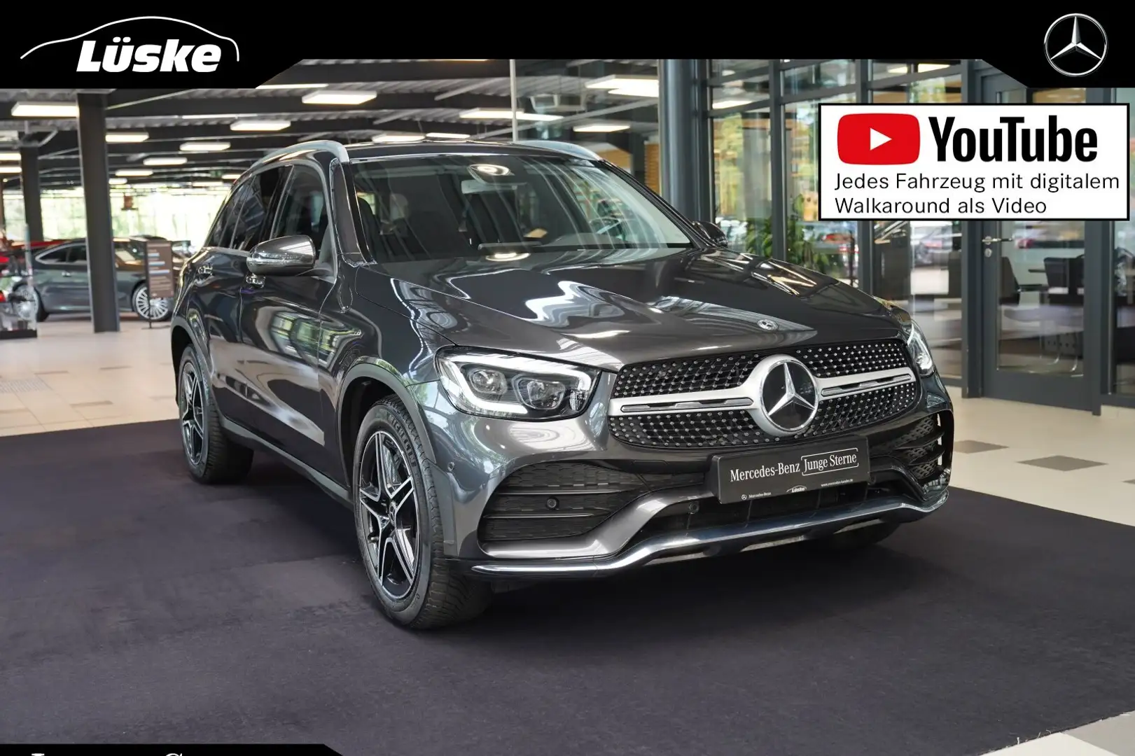 Mercedes-Benz GLC 220 GLC 220 d 4M AMG Line MULTIBEAM Akustik DISTRONI Grau - 1