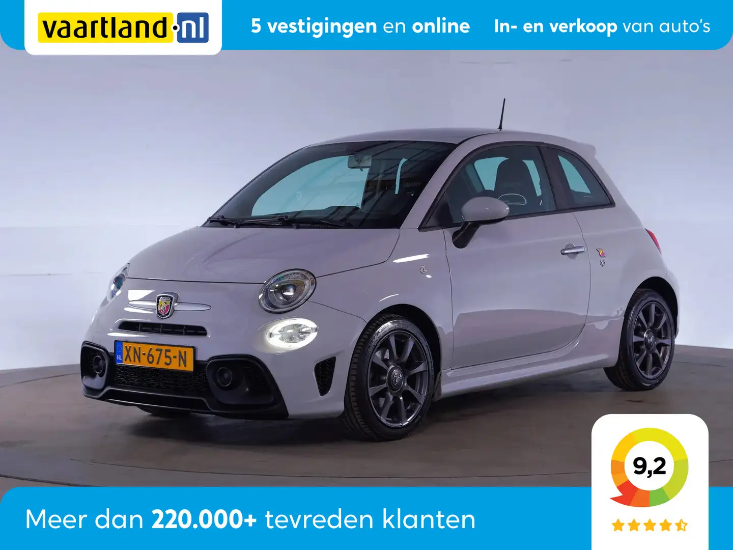 Fiat 500 595 1.4 T-Jet 146pk [ Navi Airco PDC ] Grau - 1