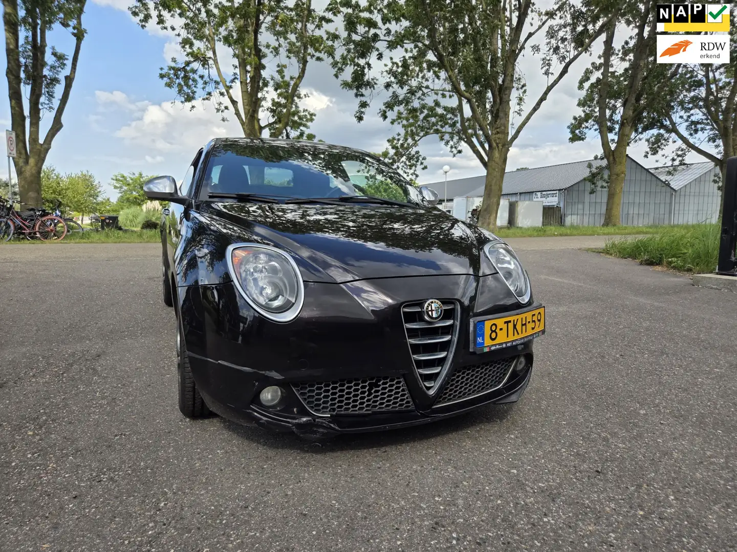 Alfa Romeo MiTo 0.9 TwinAir Distinctive- GOED ONDERHOUDEN- PARKEER Zwart - 1