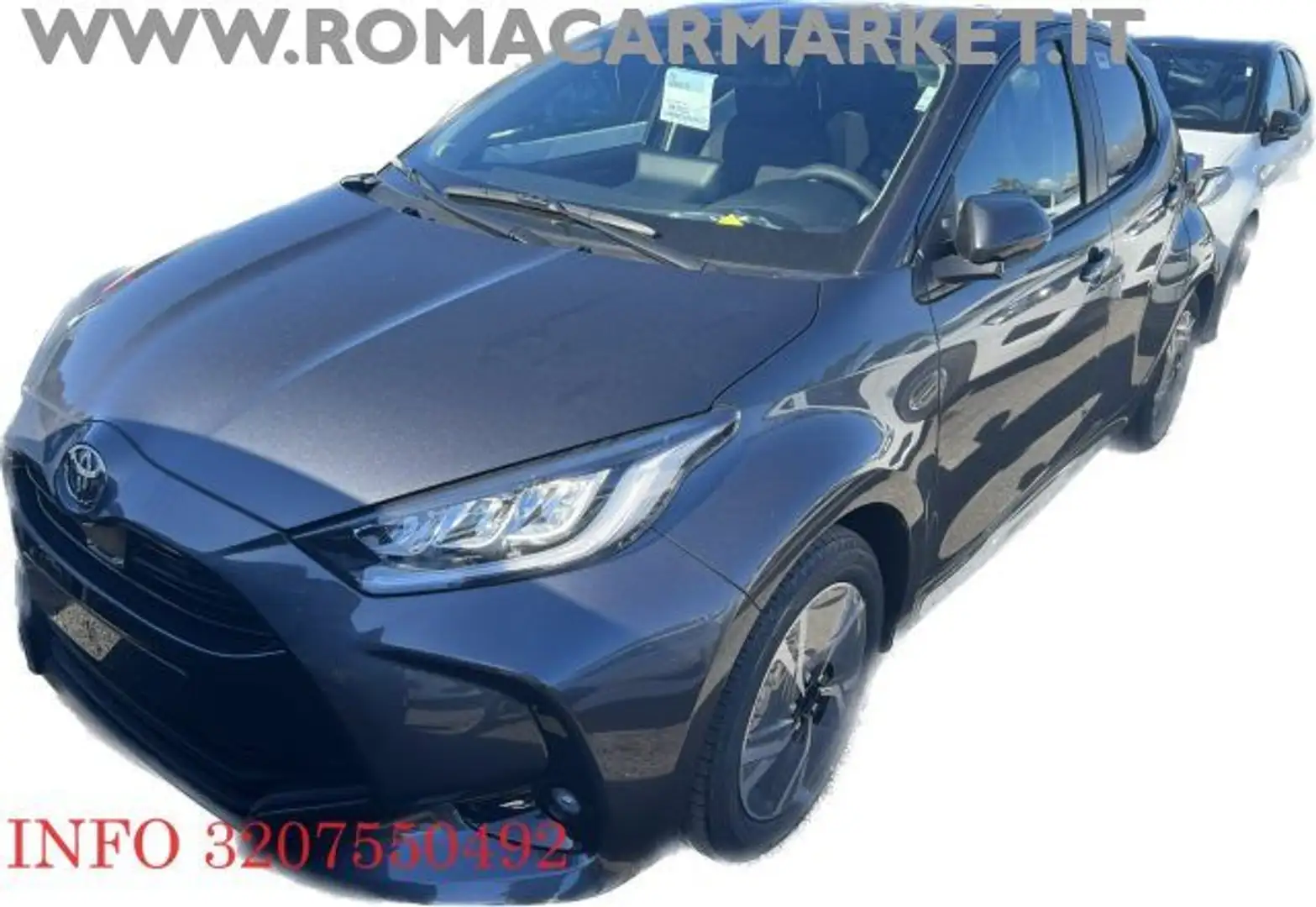 Toyota Yaris 1.5 Hybrid 5 porte Trend PRONTA CONSEGNA  MY 25 Grigio - 1