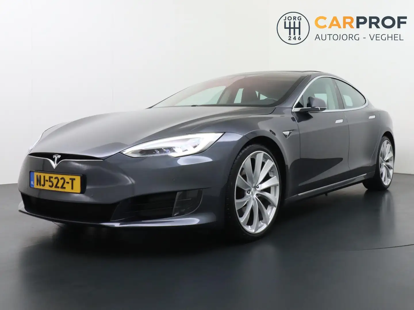 Tesla Model S 75D Base Panoramadak Grijs - 1