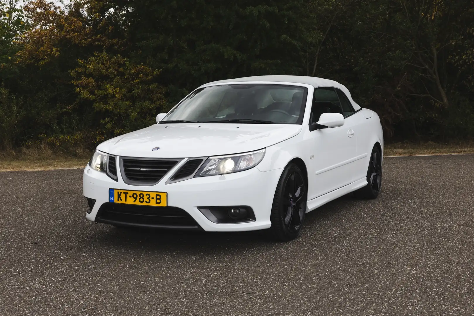Saab 9-3 Cabrio 1.9 TiD Vector Weiß - 1