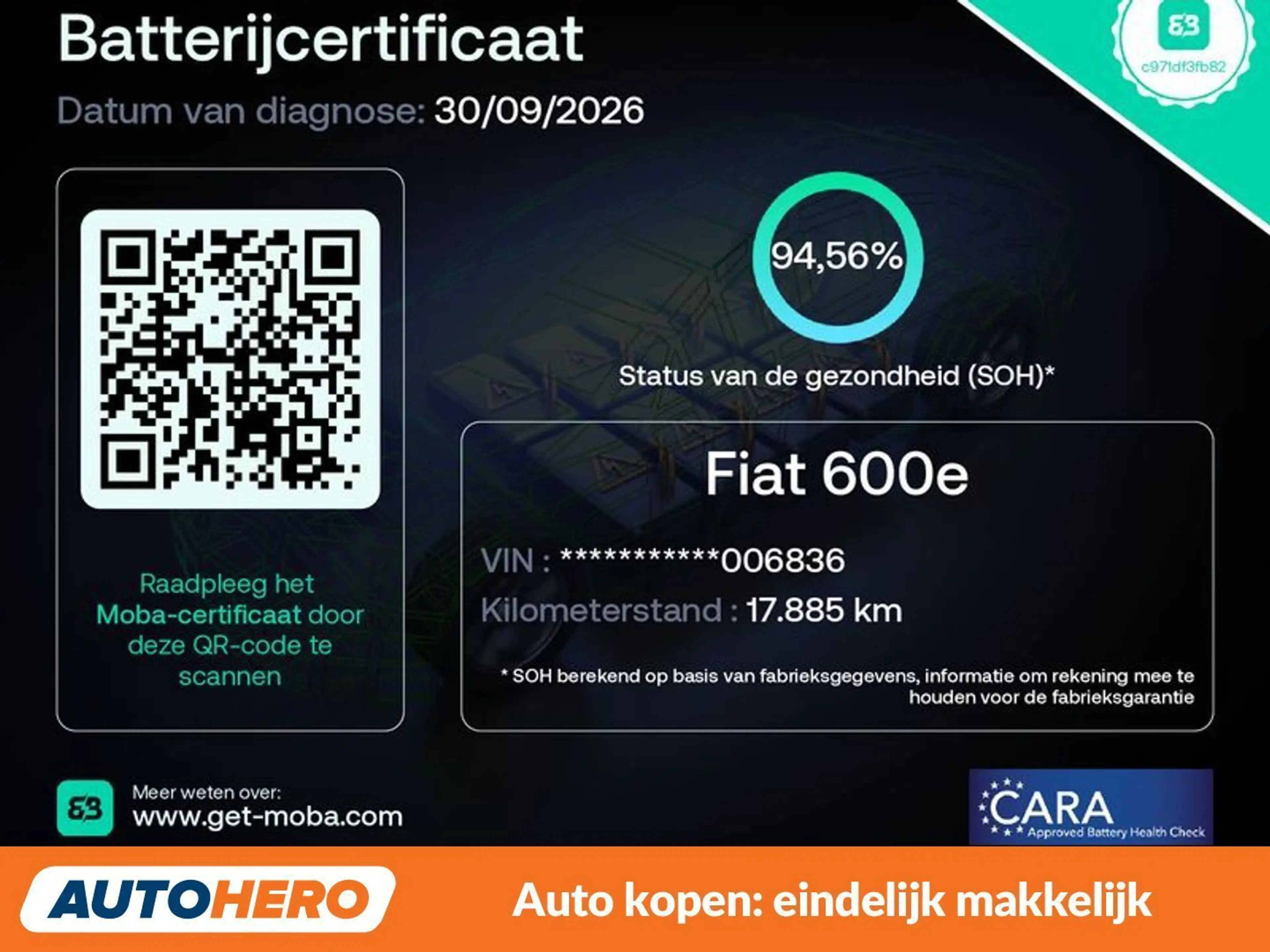 Fiat 600 electric drive 115 kW la Prima — photo 6