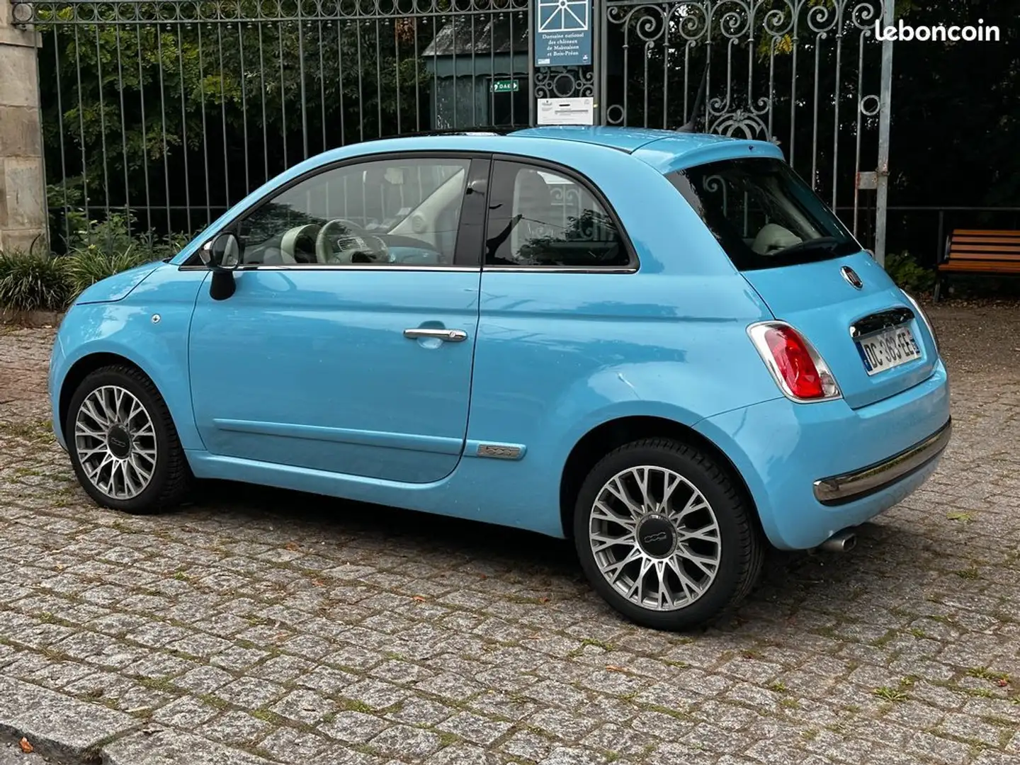 Fiat 500 ii (2) 1.2 8v 69 lounge garantie Bleu - 2