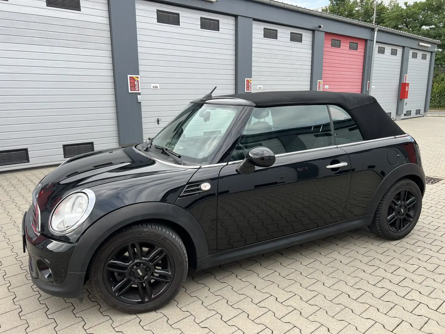 MINI One Cabrio One/*BLACKonBLACK/Service NEU Negru - 2