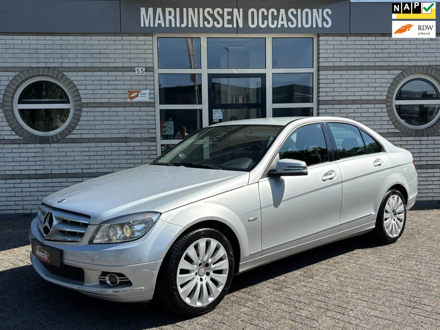 Mercedes-Benz C 180 CGI BlueEFFICIENCY Avantgarde |Pdc,Stoelvw,Cruise| Argent - 1
