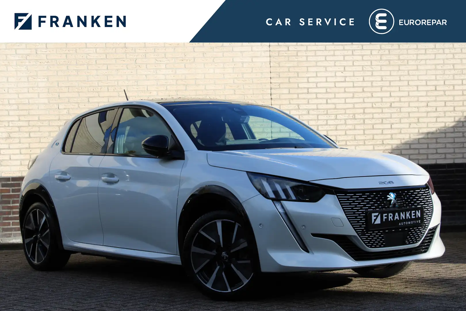 Peugeot e-208 EV GT Pack 50 kWh | Panoramadak | Navigatie | Stoe Blanc - 1