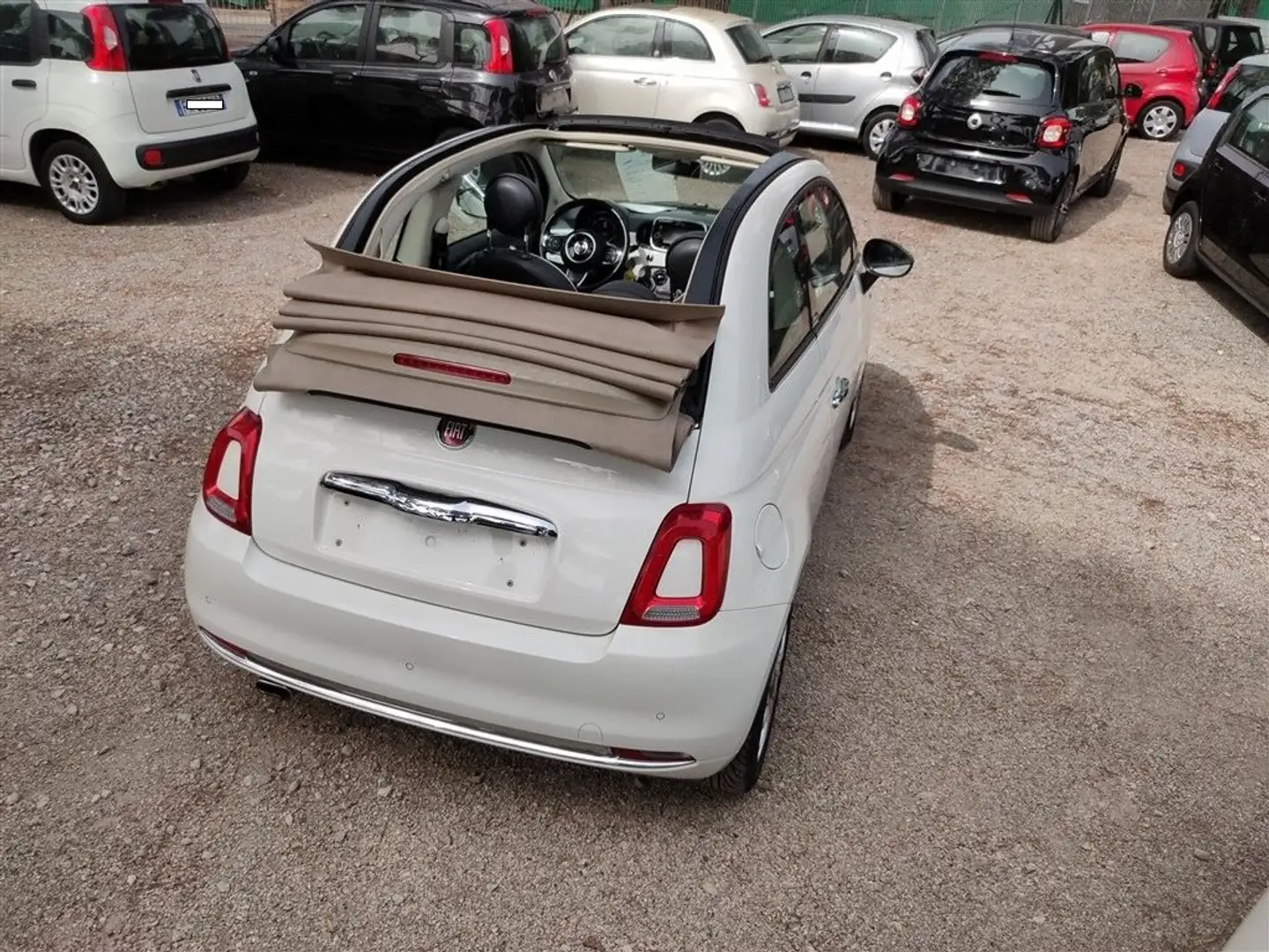 Fiat 500 C 1.2 Cabrio CLIMA,SENSORI POSTER.,CERCHI .. Білий - 1