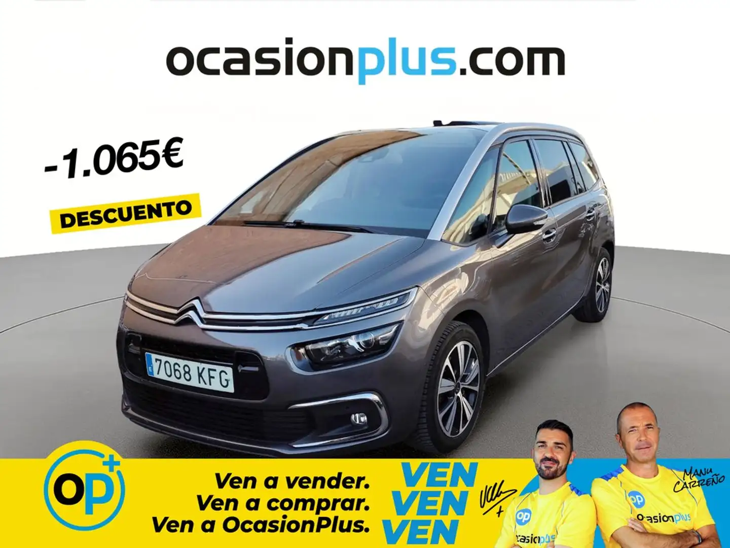 Citroen C4 Grand Picasso 2.0BlueHDI S&S Shine 150 Gris - 1