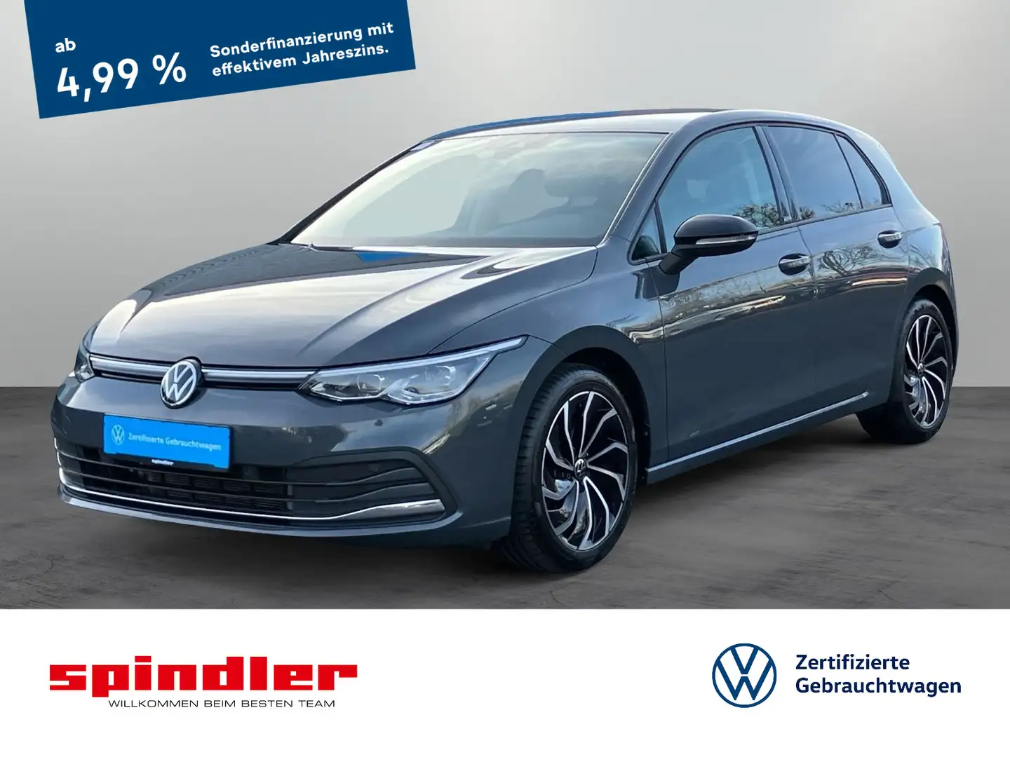 Volkswagen Golf Active VIII 2.0 TDI DSG / Navi, AHK, LED+ Grau - 1