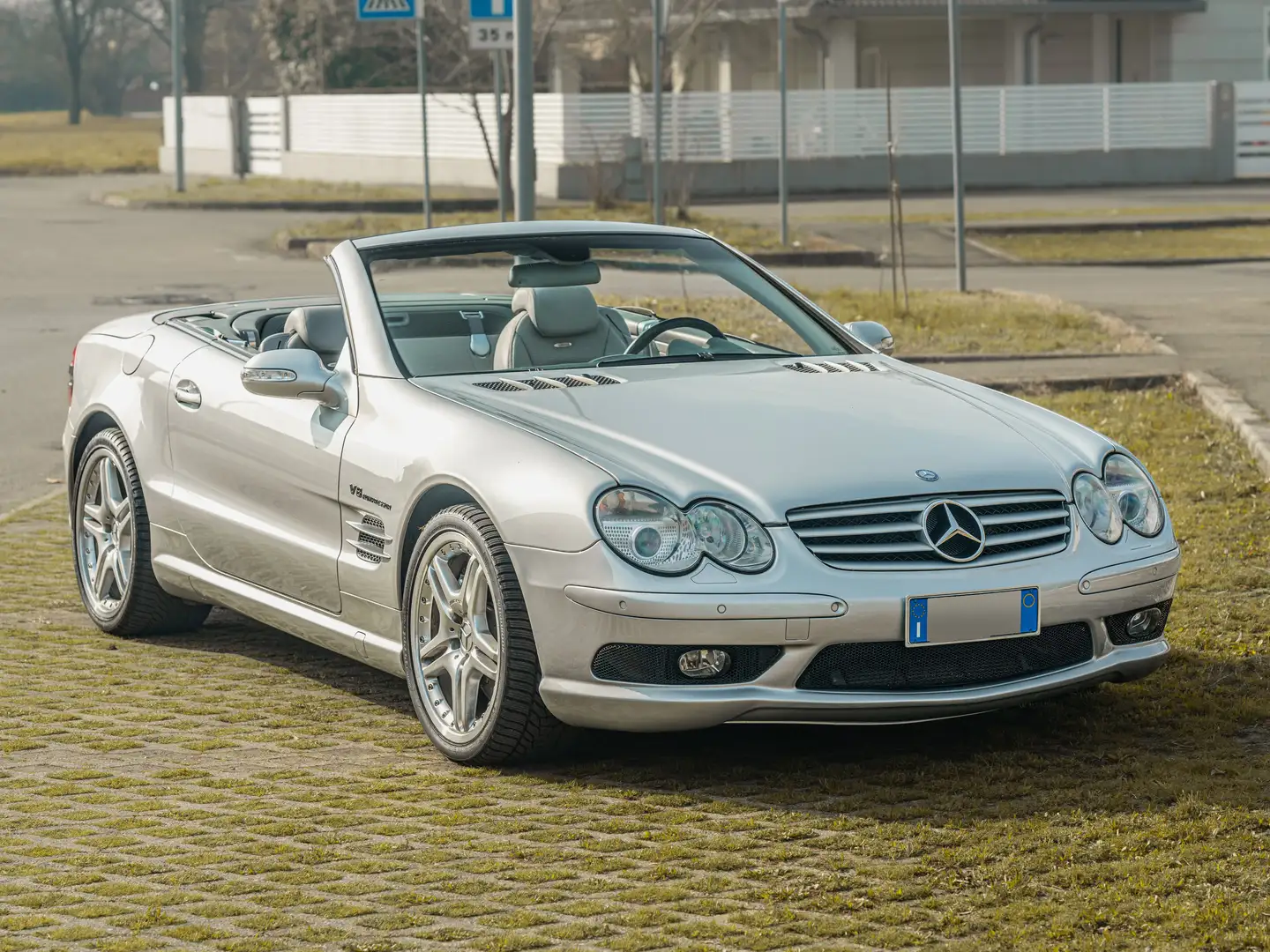 Mercedes-Benz SL 55 AMG SL 55 k AMG 500cv Argento - 1