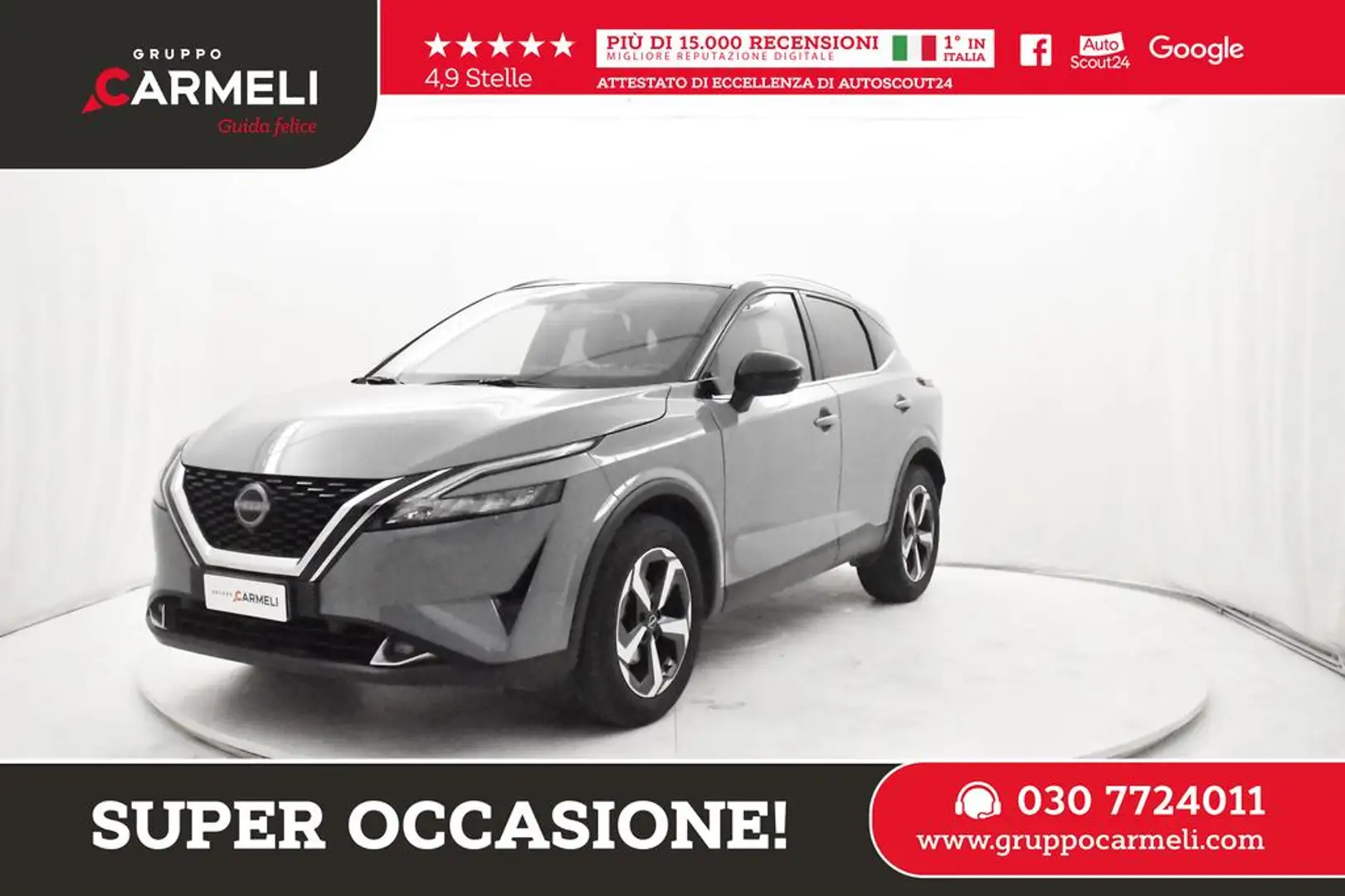 Nissan Qashqai 1.3 mild hybrid N-Connecta 2wd 158cv xtronic - Grau - 1