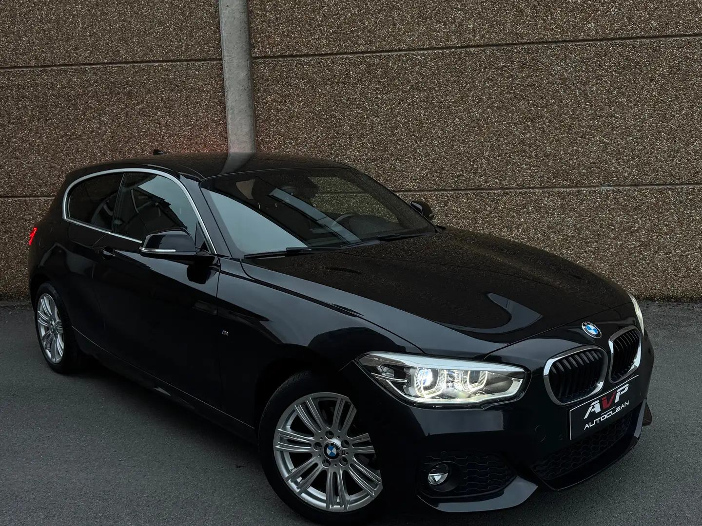 BMW 116 116i Pack M/Gps/Clim Auto/3Portes/Garantie12mois Noir - 1