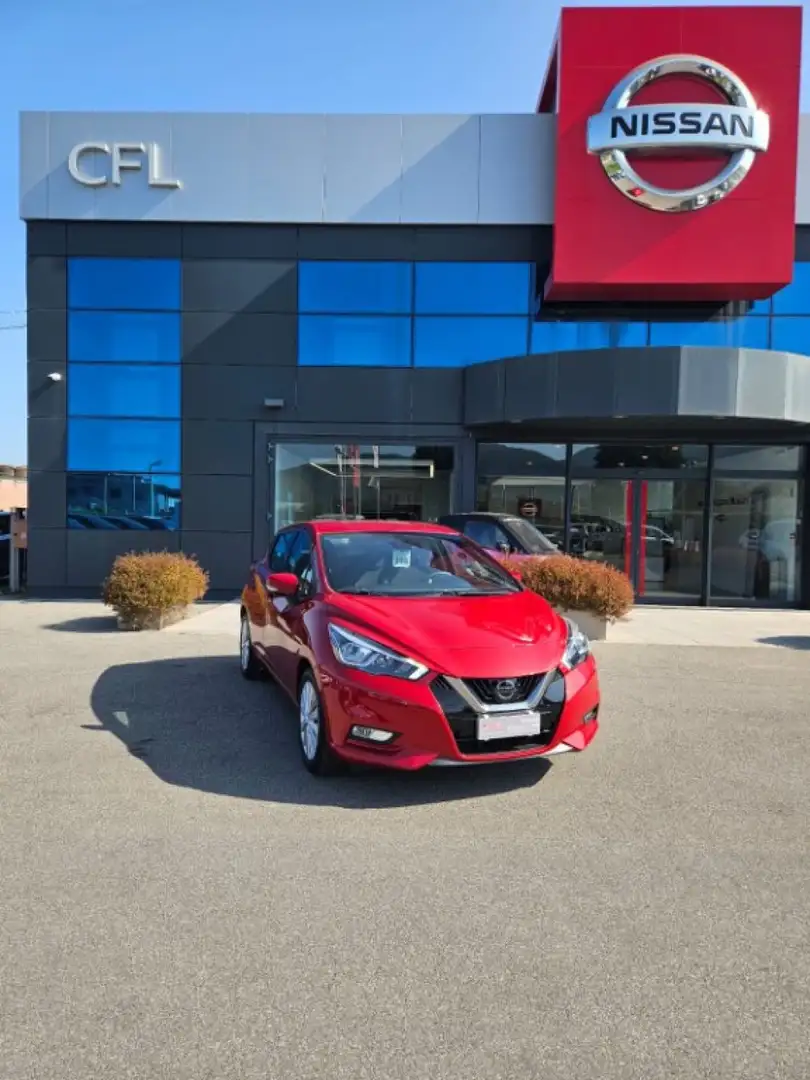 Nissan Micra 1.0 IG 12V 5 porte Acenta Rosso - 1