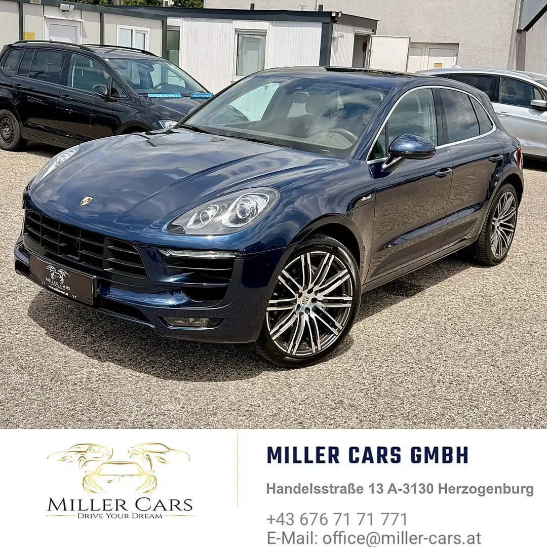 Porsche Macan S Diesel 3,0 DSG*Erstbesitz*Servicegepflegt*21 ... Blau - 2