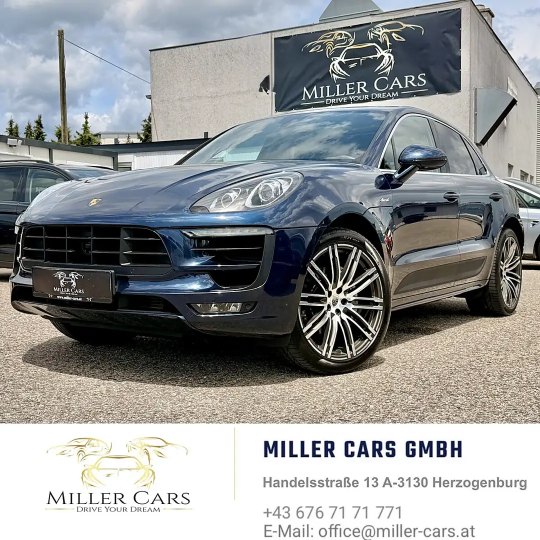 Porsche Macan S Diesel 3,0 DSG*Erstbesitz*Servicegepflegt*21 ... Blau - 1