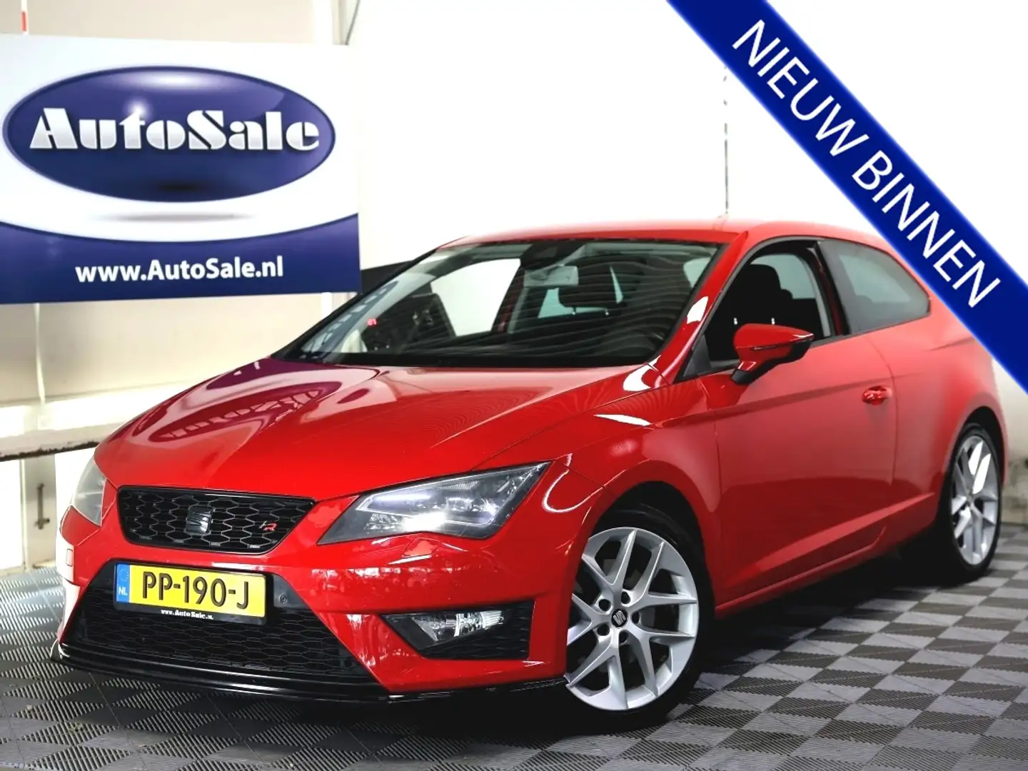 SEAT Leon SC 1.8 TSI FR DSG SEATSOUND CARPLAY LEDER '13 Rouge - 1