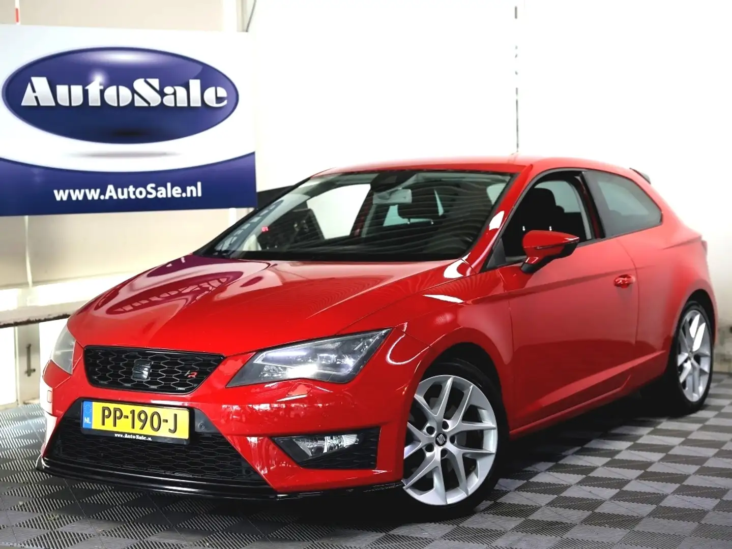 SEAT Leon SC 1.8 TSI FR DSG SEATSOUND CARPLAY LEDER '13 Rouge - 1
