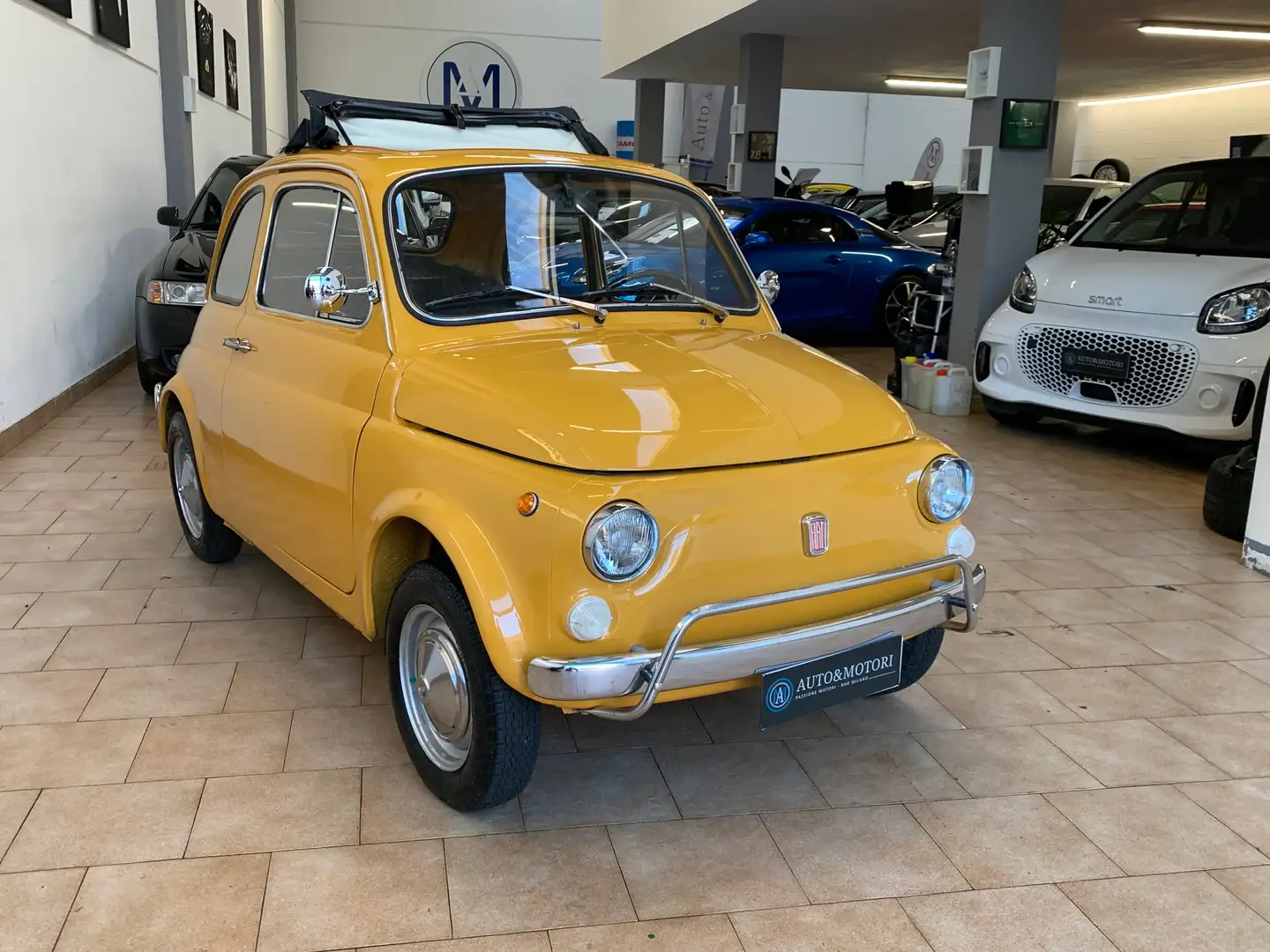 Fiat 500 500 L Restaurata Geel - 2