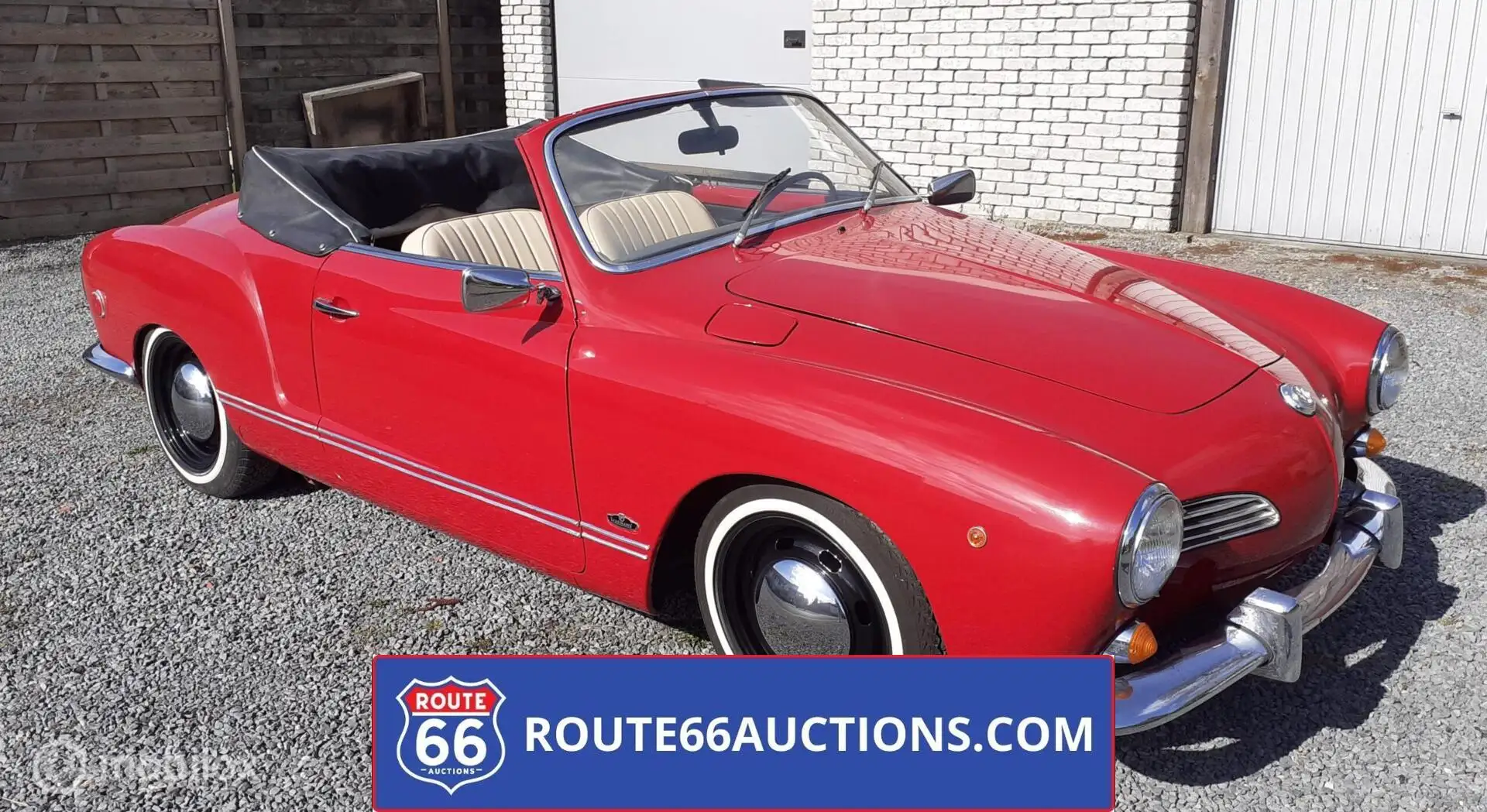 Volkswagen Karmann Ghia Cabriolet | Route 66 auctions Червоний - 2