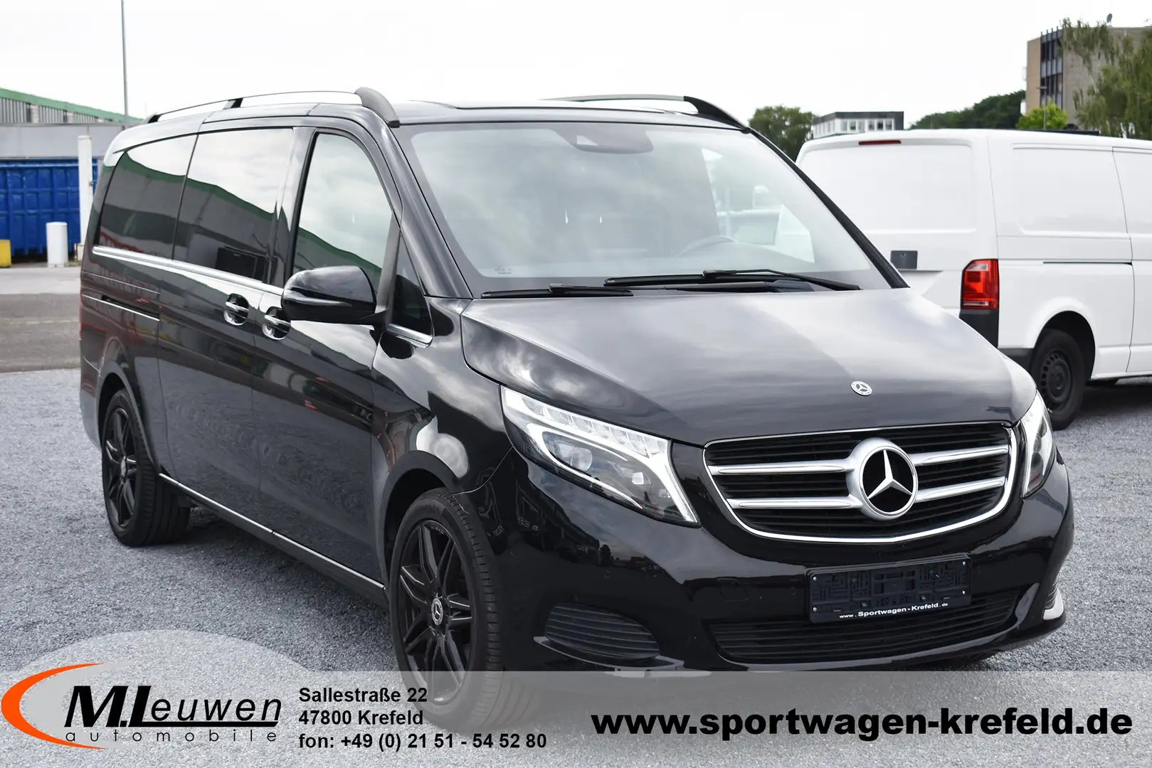 Mercedes-Benz V 200 V250 CDI Avantgarde extralang LEDER*NAVI*eTüren Schwarz - 2